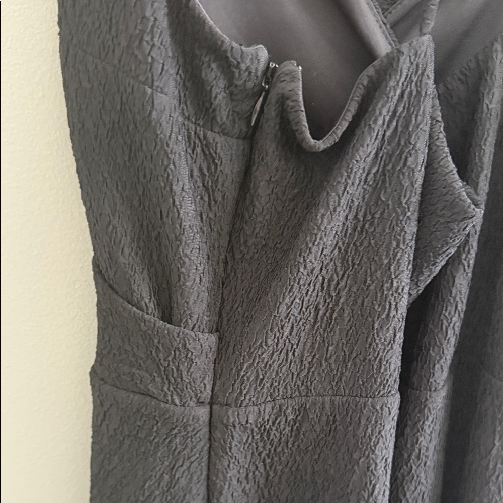 Express Chic Black Strappy Backless Textured Deep… - image 6